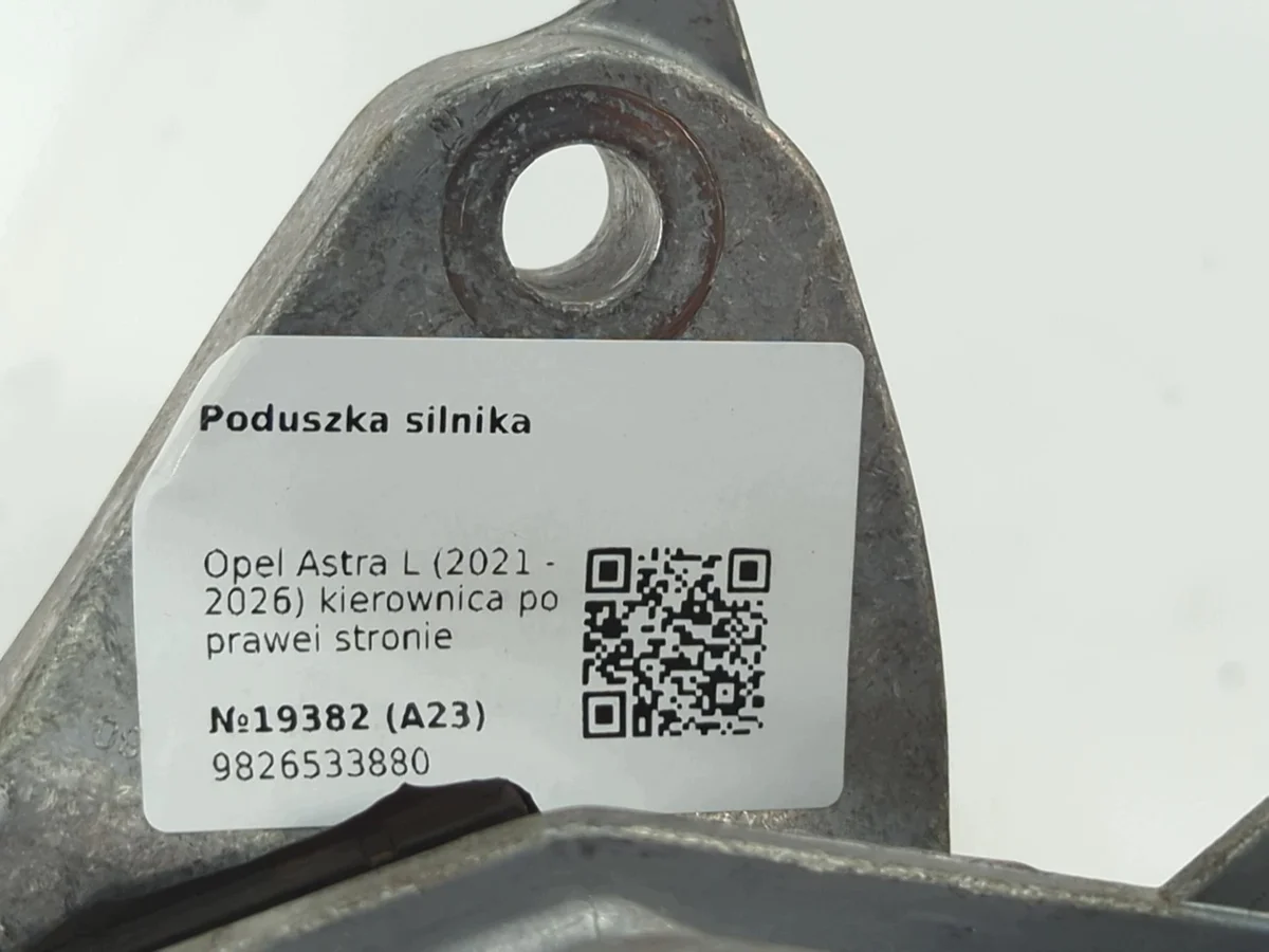 Support moteur Opel Astra L 9826533880 image 5