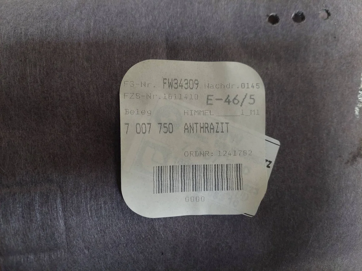 Forro de teto BMW E46 Compact + capas image 7