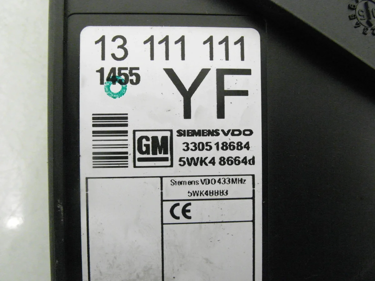 Opel Meriva A ohjausyksikkö Z14XEP image 8
