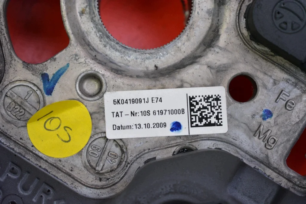 Lederlenkrad VW Golf VI Plus 6K0419091J image 6