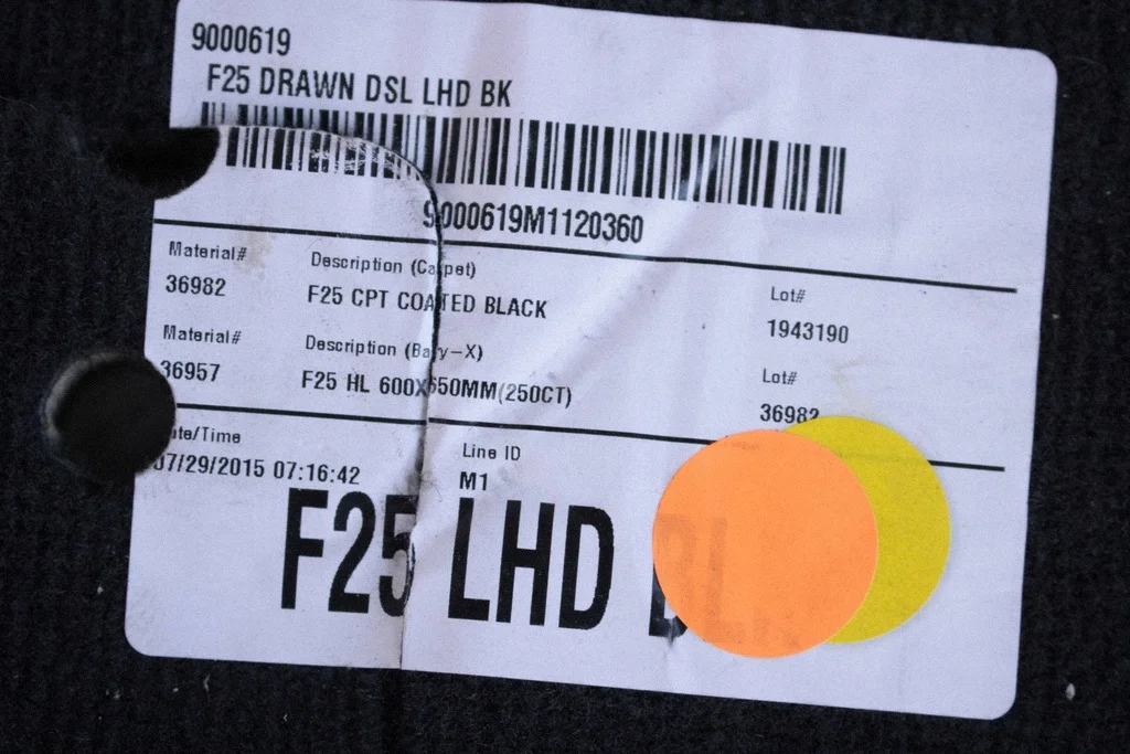 Tapete BMW X3 F25 2016 Usado OEM 9219534 image 7