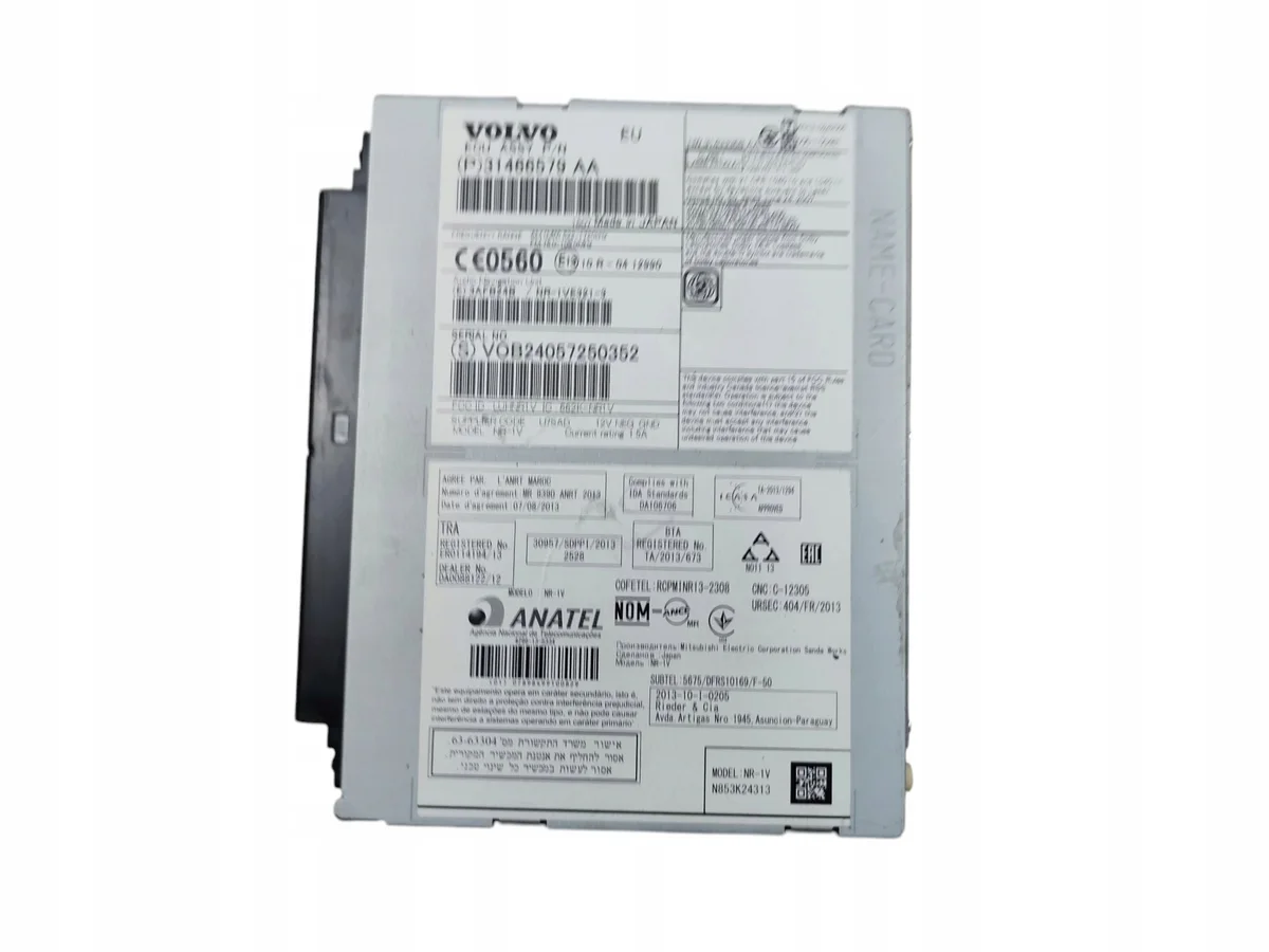 Volvo CD-soitin V40 II S60 II V60 V70 III XC60 I image 4