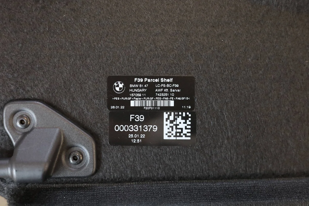Ablage Kofferraum BMW X2 F39 7423251 image 3