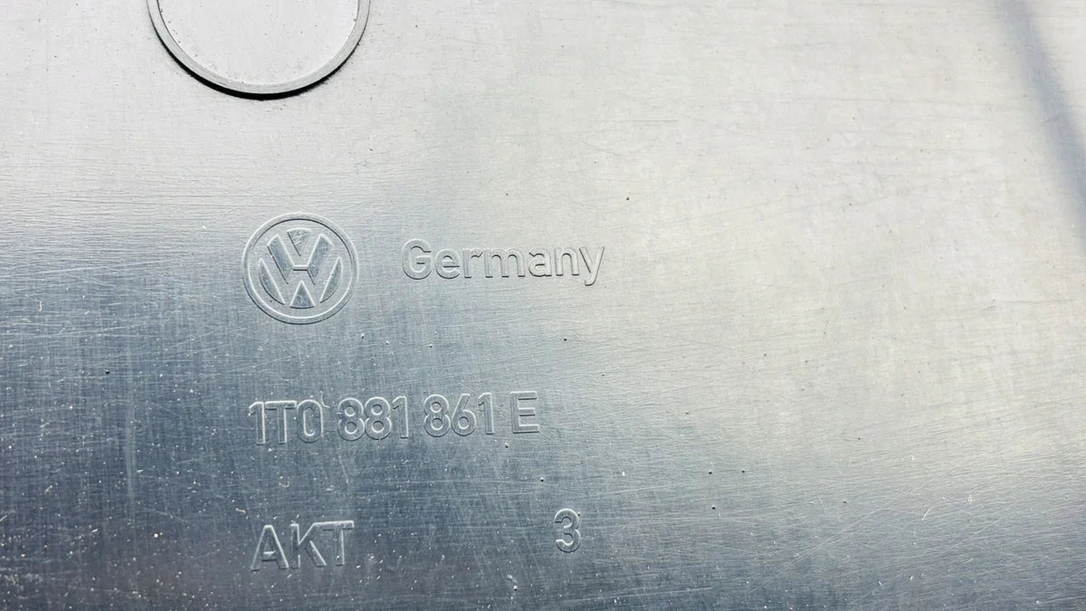 Tablette siège Volkswagen 1T0881861E image 6