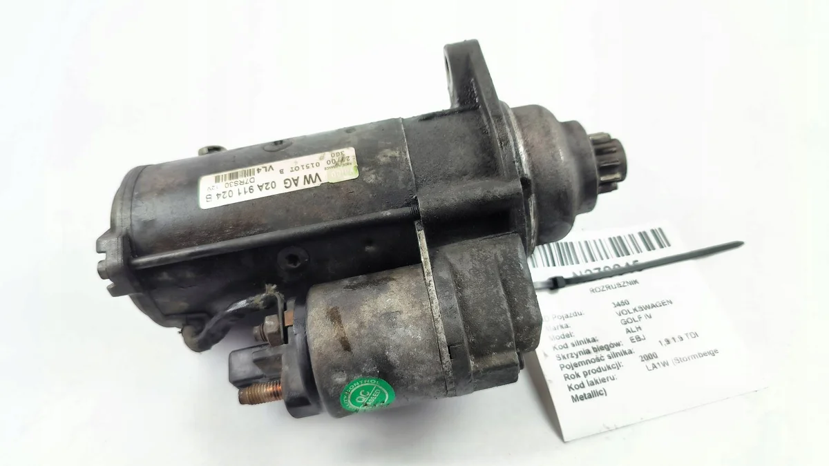 Starter 02A911024B VW Golf IV 1.9 TDI