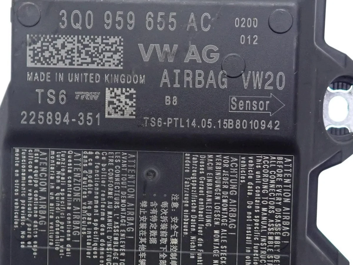 Sensor Airbag 3Q0959655AC Seat Leon III 5F image 3