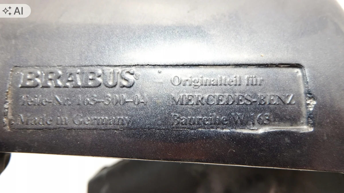 Mercedes ML W163 sidokjol höger bak Brabus image 7