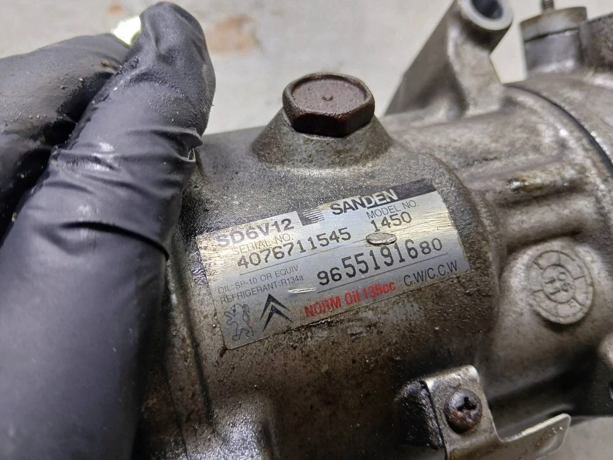 Airconditioning Compressor Citroen C3 9655191680KAS image 6