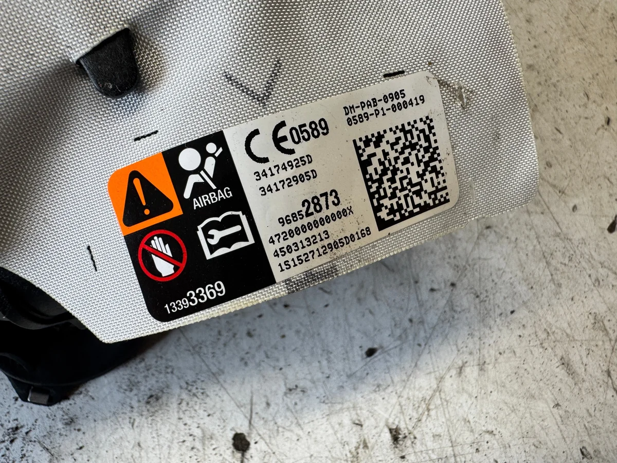 Opel Corsa E Airbag Konsole Original 96852873 image 3