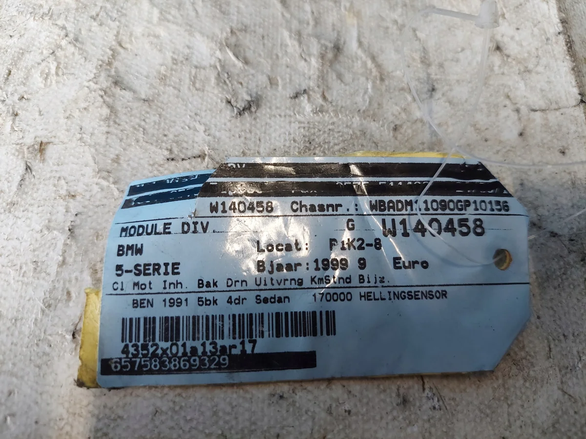 Module alarme BMW Série 5 E39 65.75-8386932.9 image 5