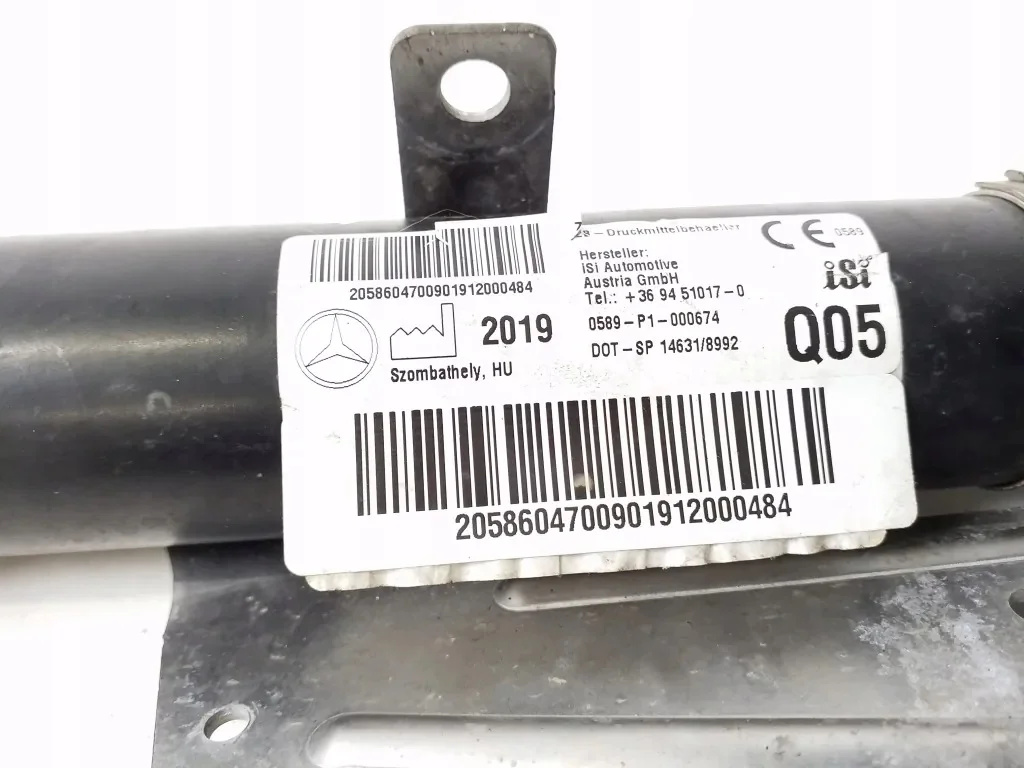 Mercedes C W205 Durit Moteur A2058604700 image 3