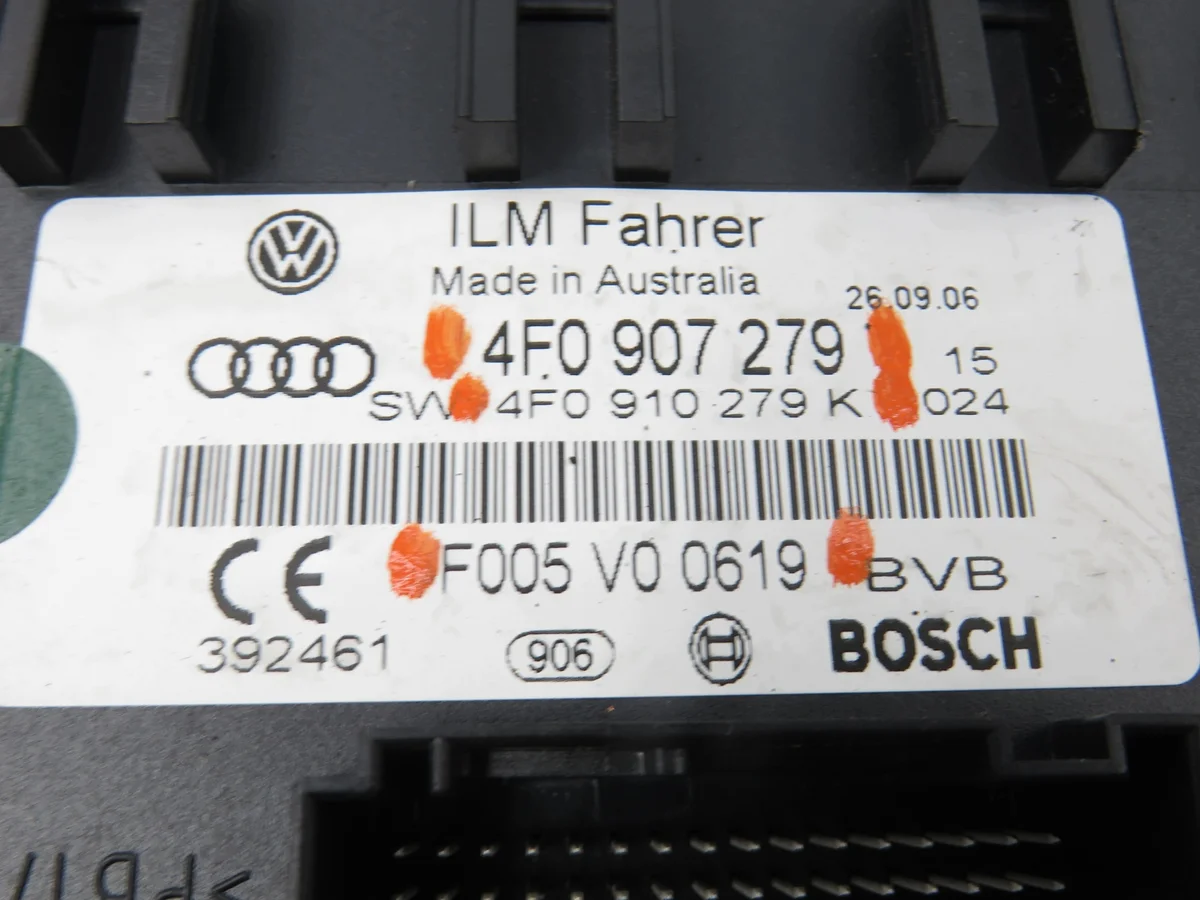 Audi A6 C6 Light Control Module 4F0907279 image 4