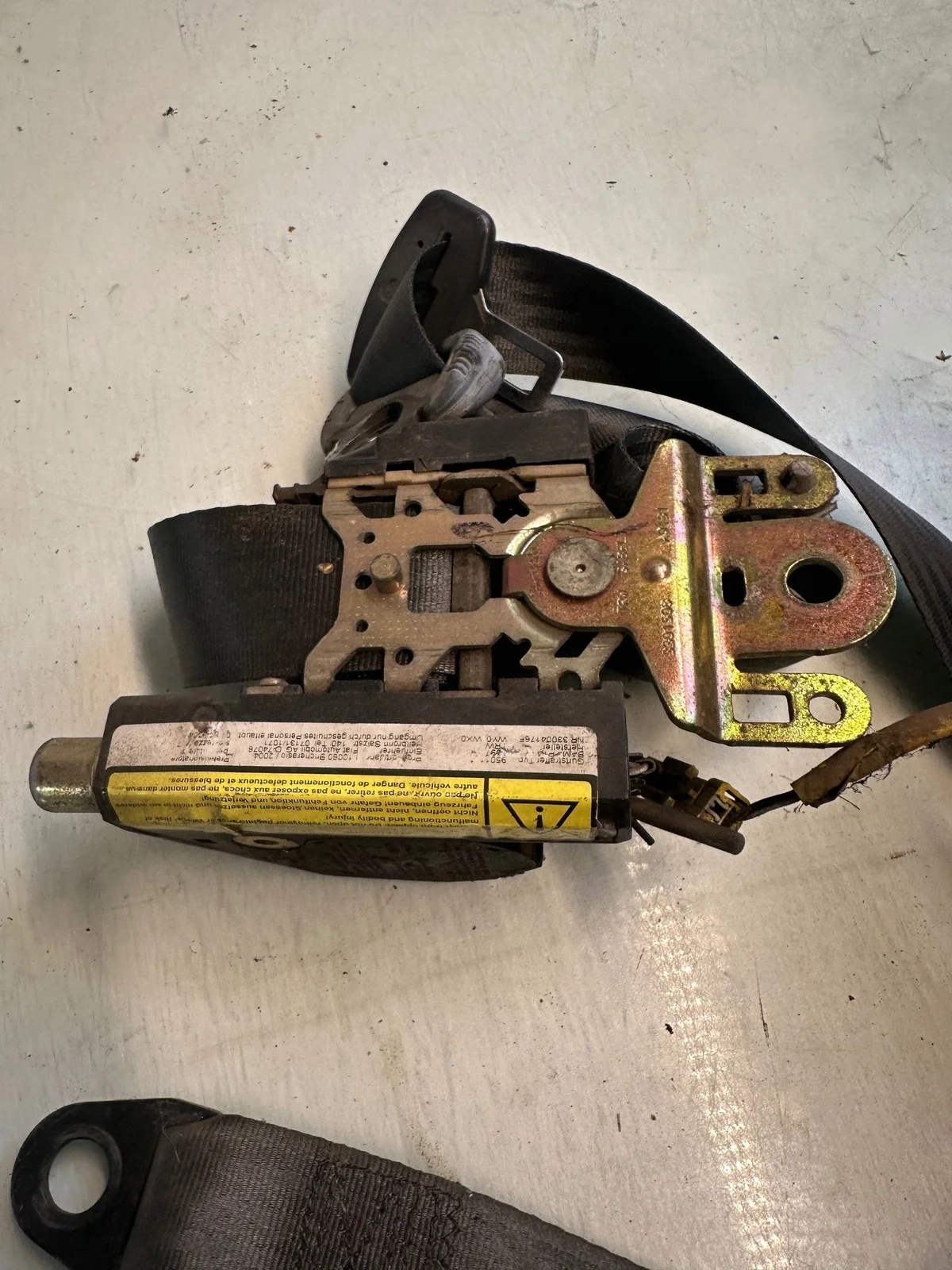 Fiat Ducato II oikea etuturvavyö 33004176f image 3