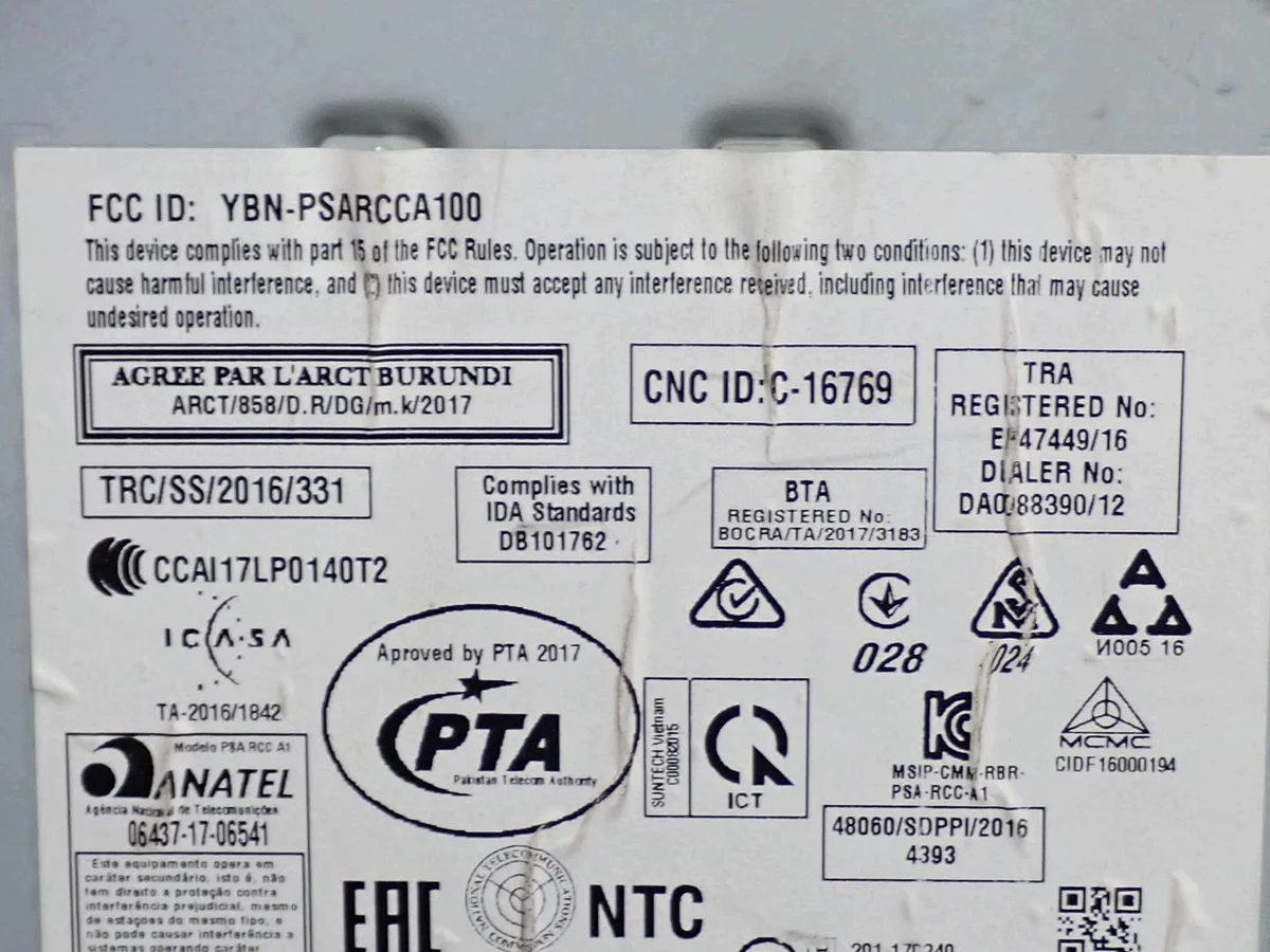 Radio Navigation Peugeot 208 I 18R image 9