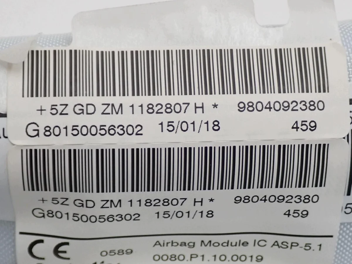 Seitenairbag links Peugeot 208 5D 9804092380 image 3