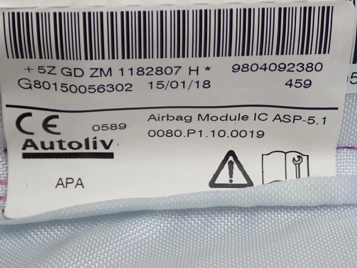 Seitenairbag links Peugeot 208 5D 9804092380 image 4