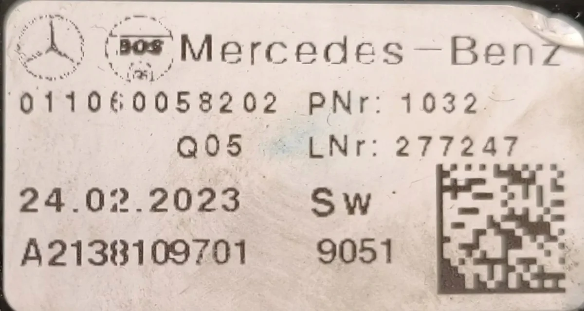 Bâche de coffre MERCEDES-BENZ E (W213) A2138109701 image 6