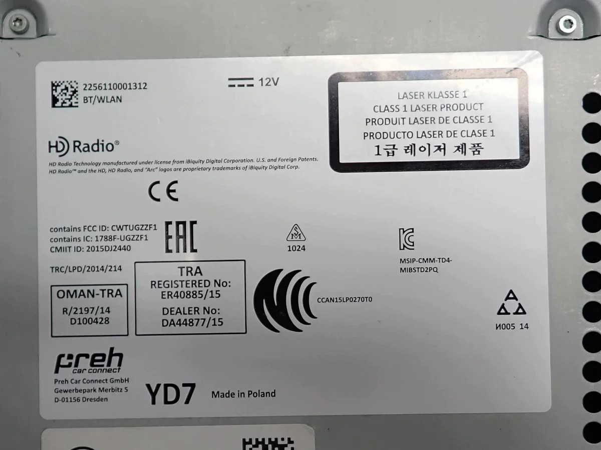 Radio Navigation Discover VW Sharan II 7N image 9