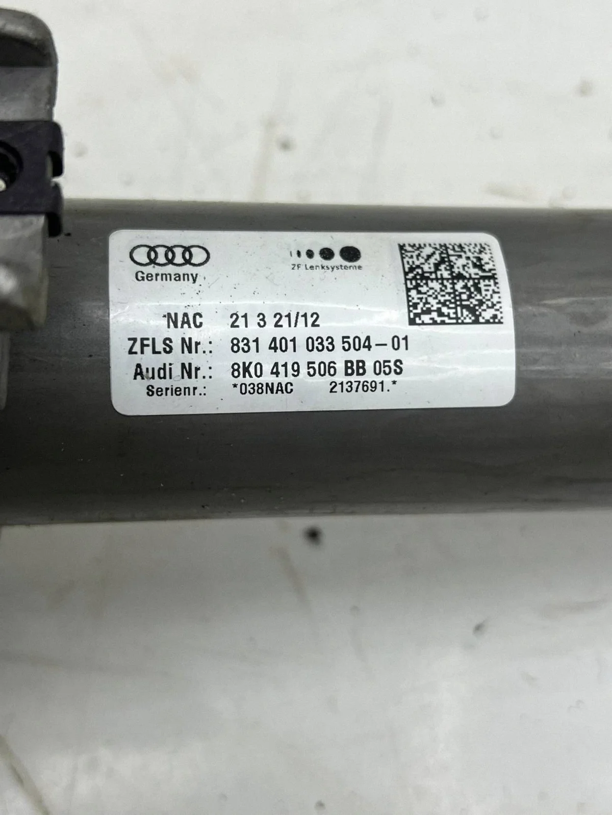 Audi RS5 8T stuurkolom 8k0419506bb ACC
