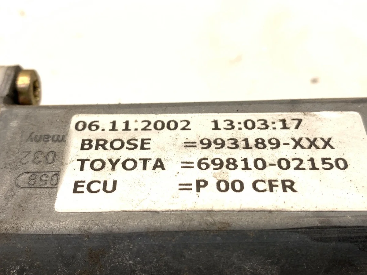 Elevalunas Toyota Corolla E12 Delantero Derecho Usado image 7