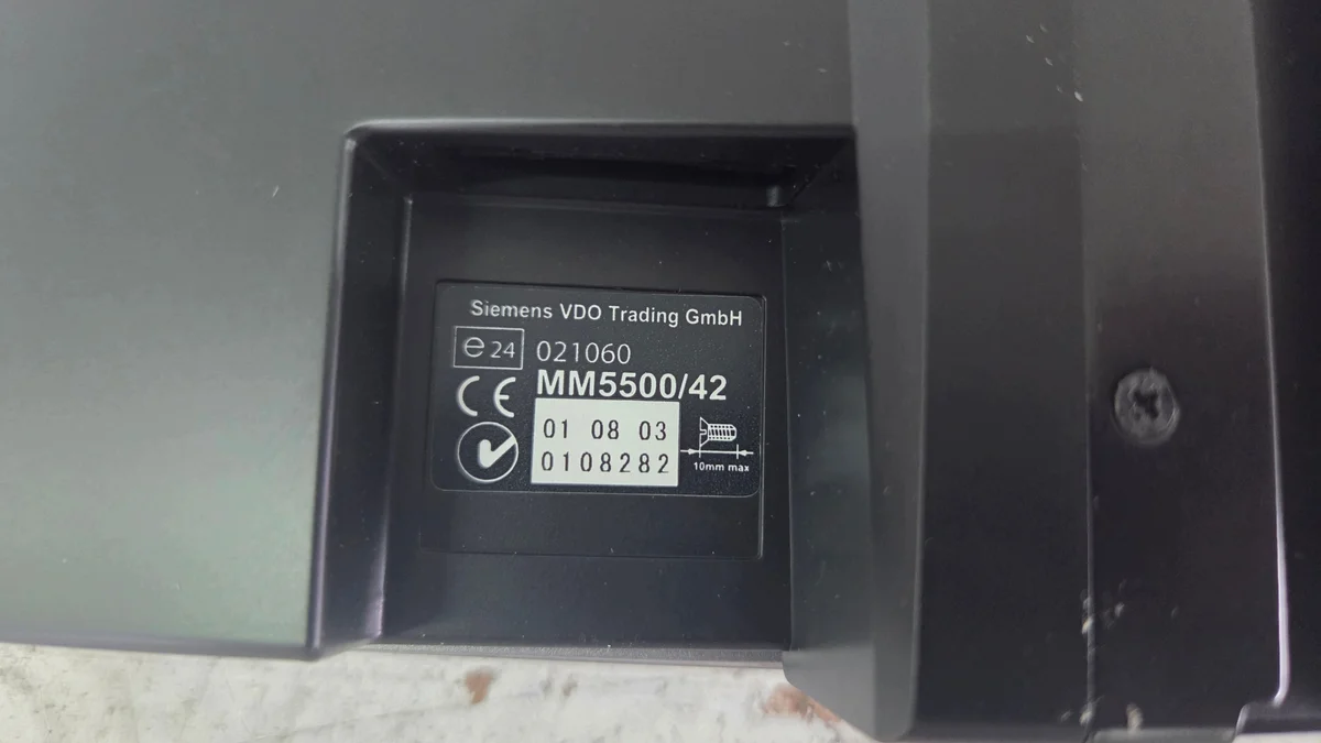 Monitor Navegação Siemens VDO Mercedes MM5500/42 image 4