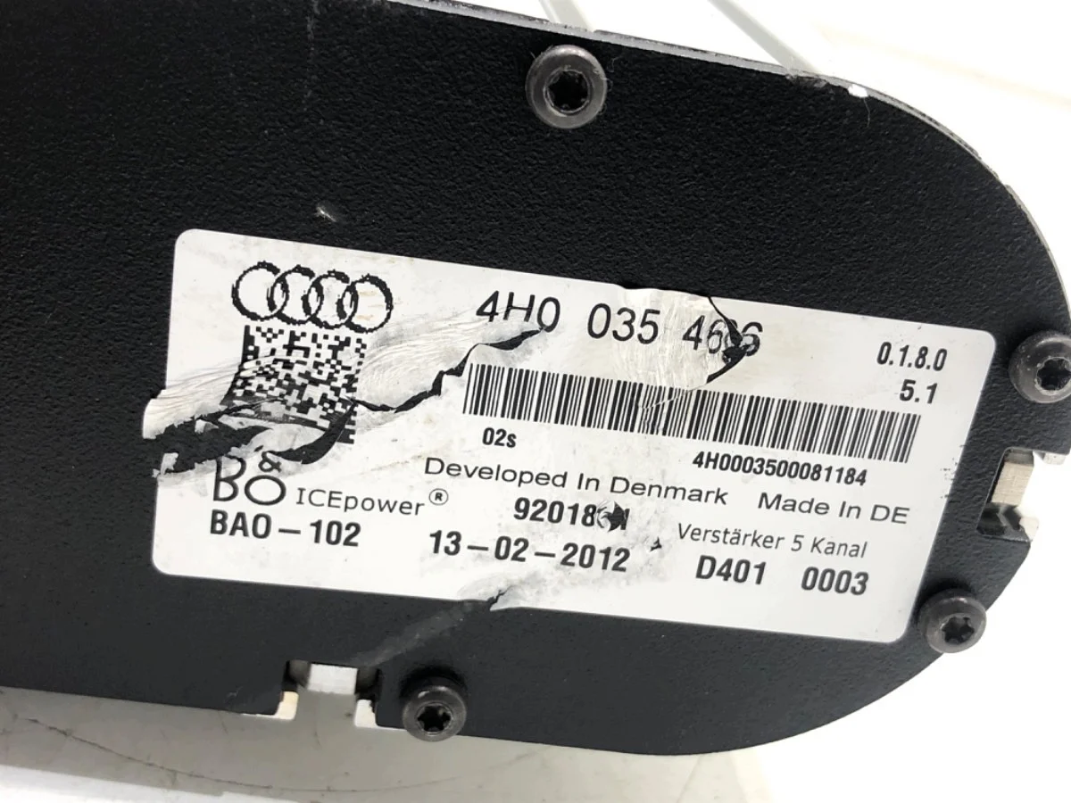 Amplificador Audi A8 D4 4H0035466 Usado image 4