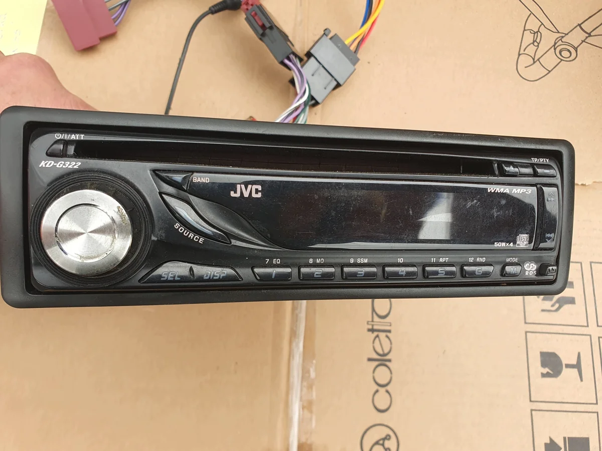 Radio JVC KD-G322 CD MP3 WMA Gebruikt