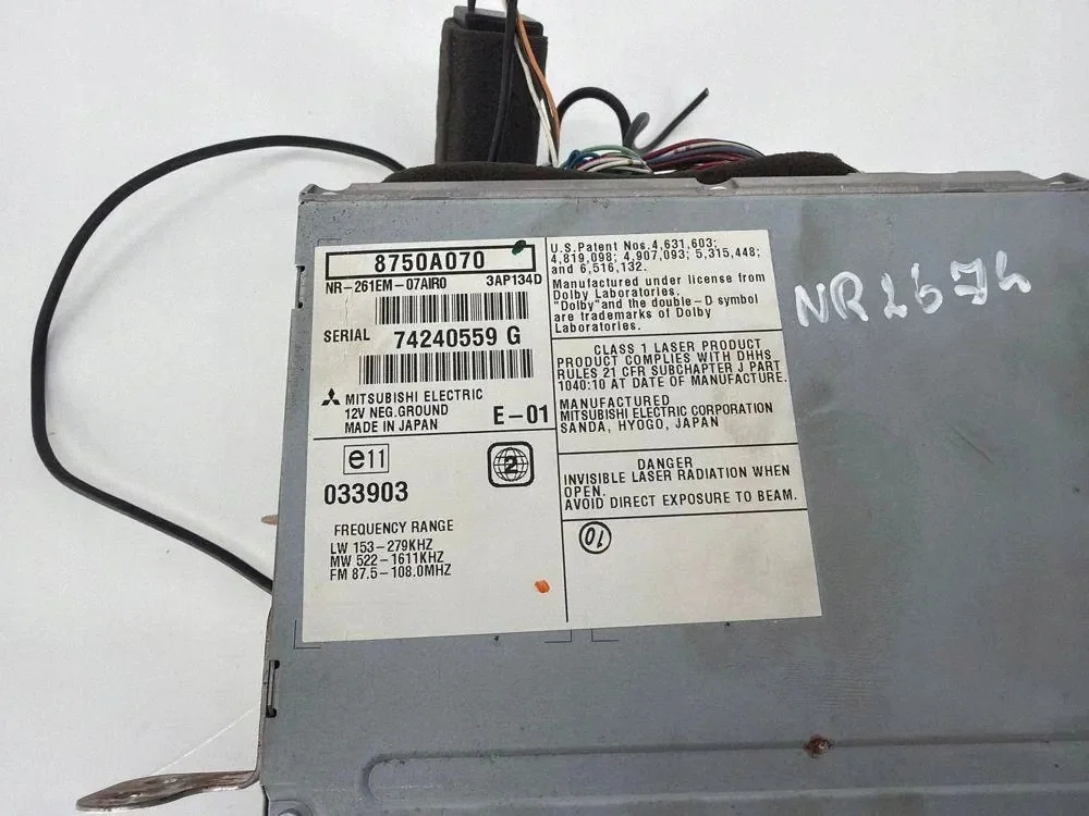 Radio Navigation Mitsubishi Outlander II 8750A070 image 7