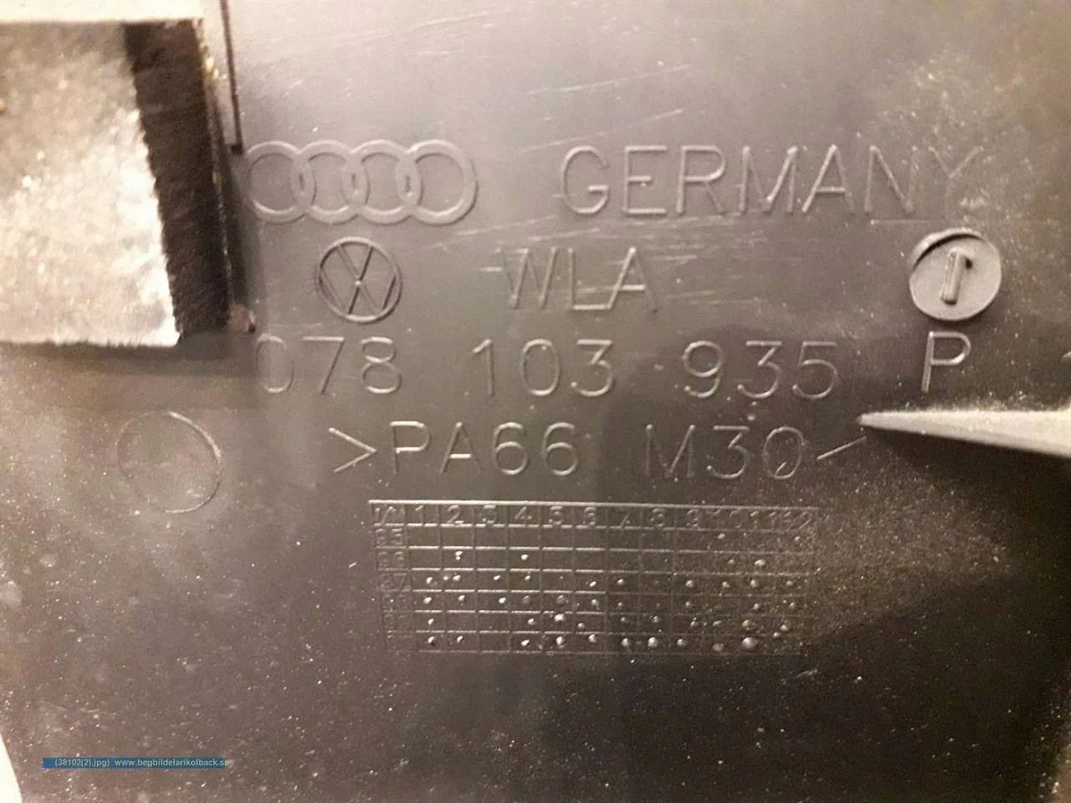 Audi A6 S6 C5 4B Motorabdeckung 078103935P