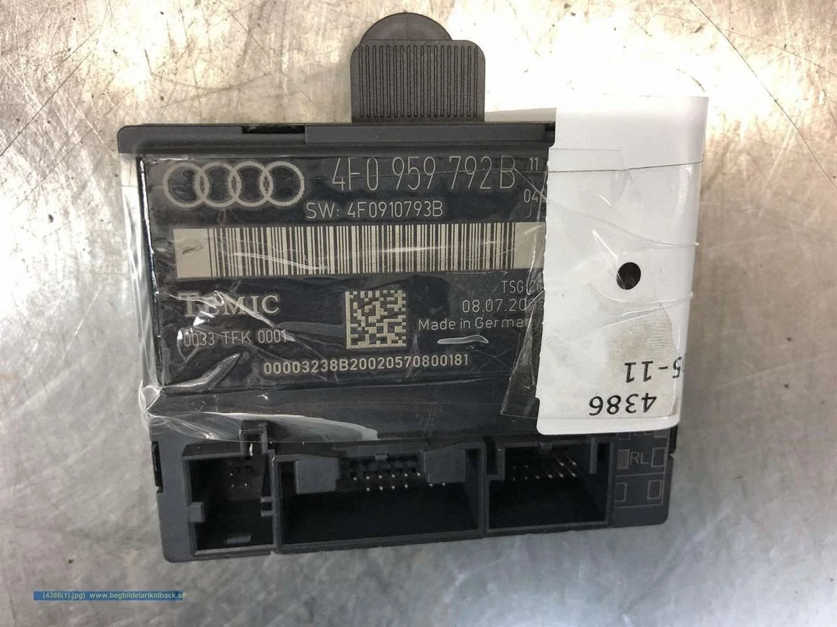 Module de porte Audi A6 S6 C6 4F0959792