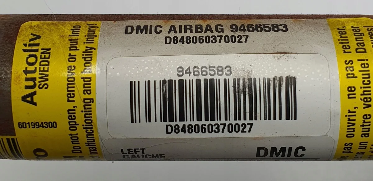 Airbag-Vorhang Volvo OE 9466583 gebraucht image 3
