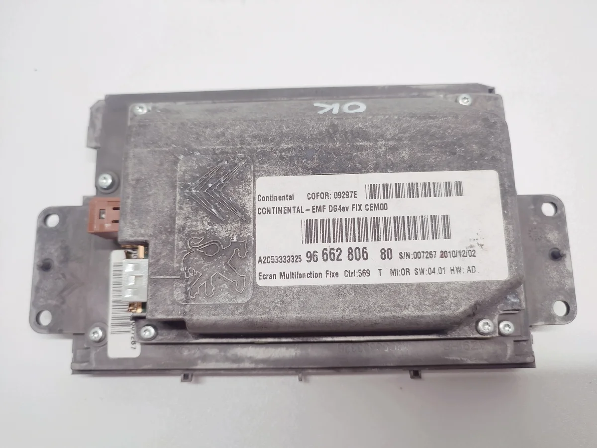 Citroen C5 III X7 Navigation Display Screen image 3