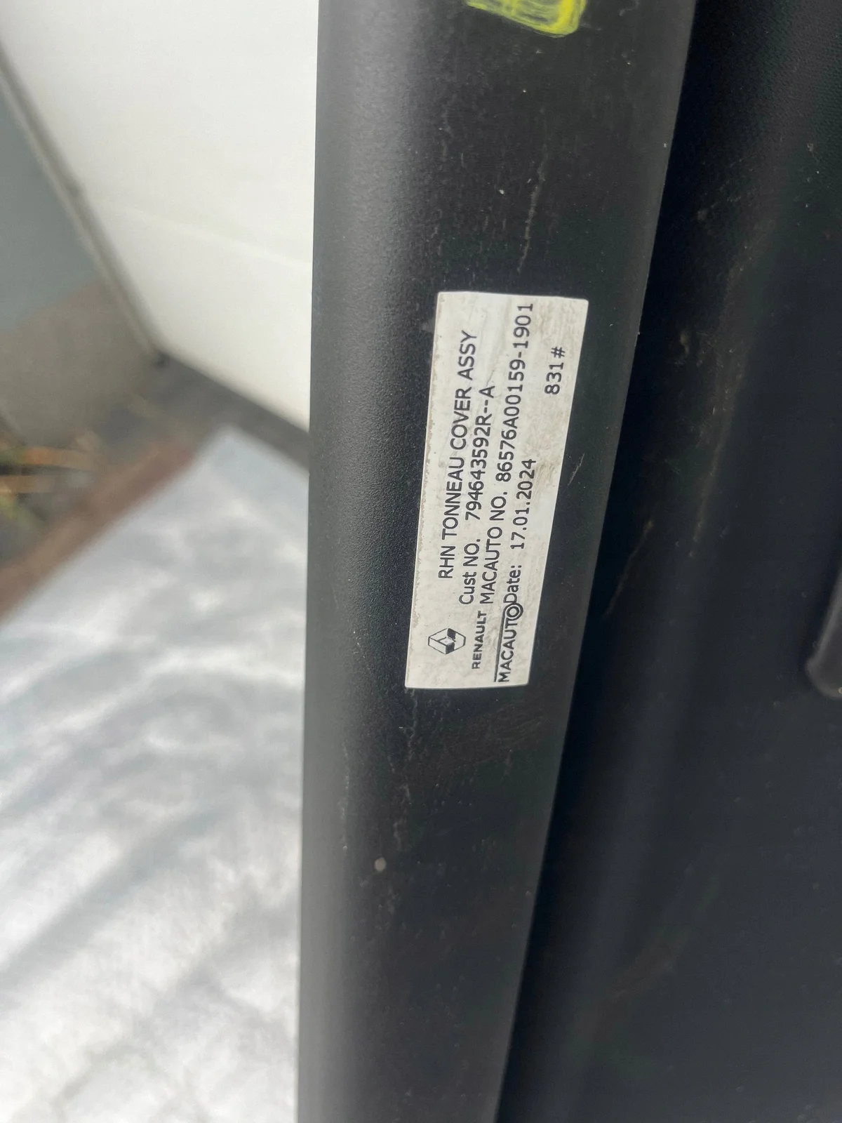 Renault Espace VI Gepäckablage Rückseite 794643592R image 3