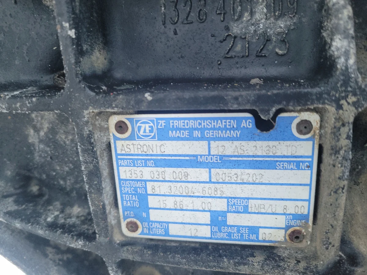 ZF MAN Astronic 12 AS 2130 Versnellingsbak image 4