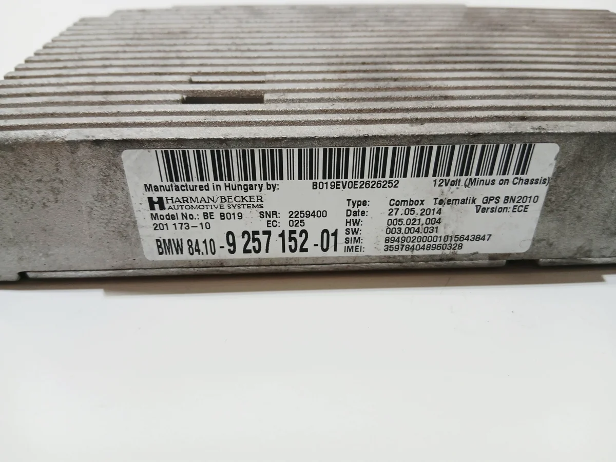 Steuergerät Combox BMW F30 F34 9257152 image 5