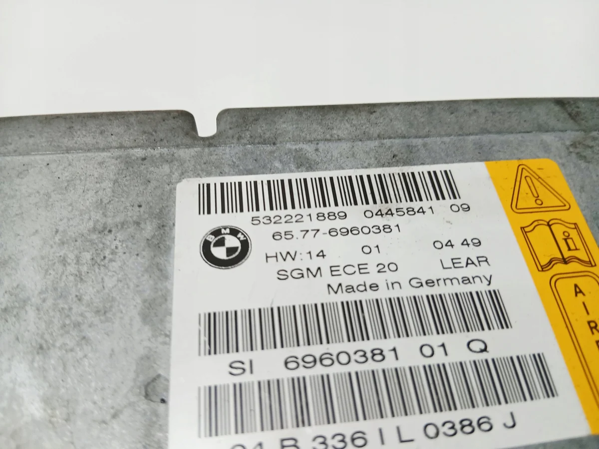 Airbag Module BMW E60 E61 6960381 Used image 4