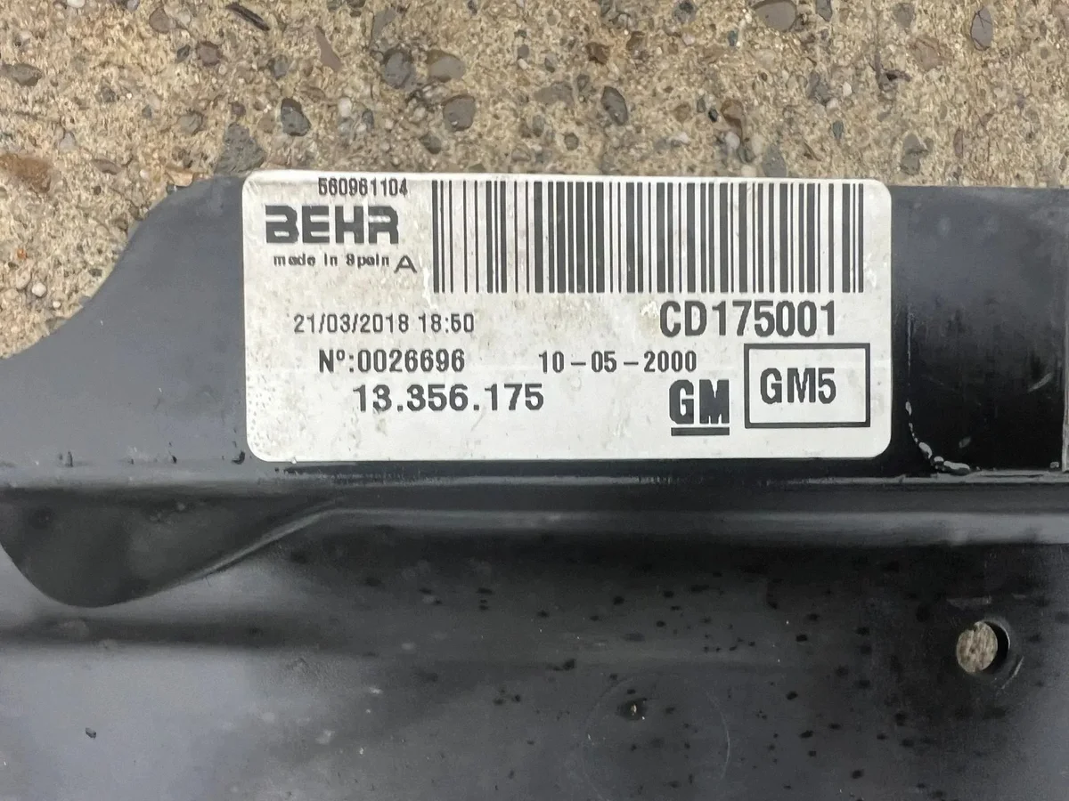 Ventilador Radiador Opel Adam 13356175 image 3