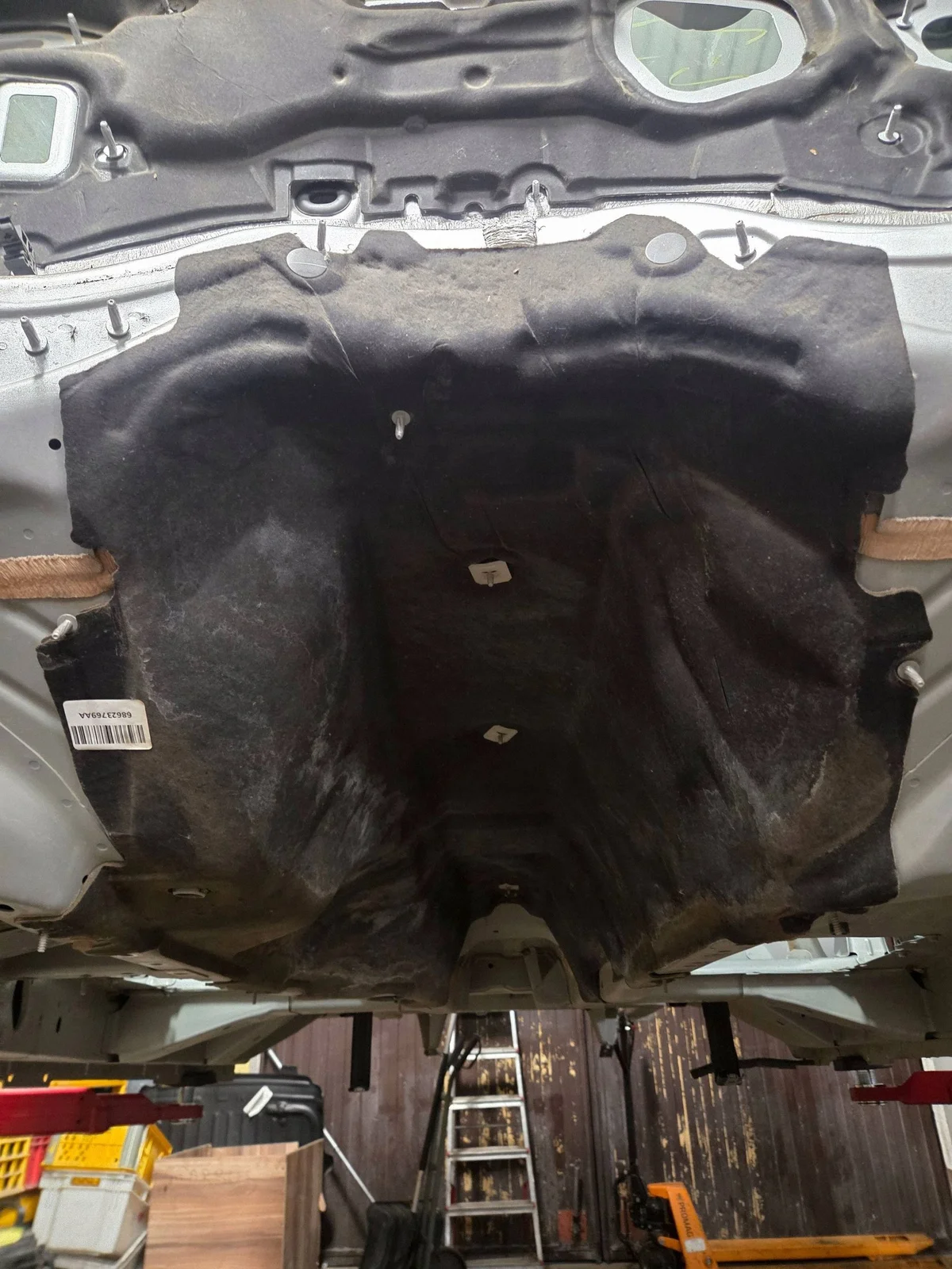 Jeep Grand Cherokee WL Hittebescherming Uitlaat