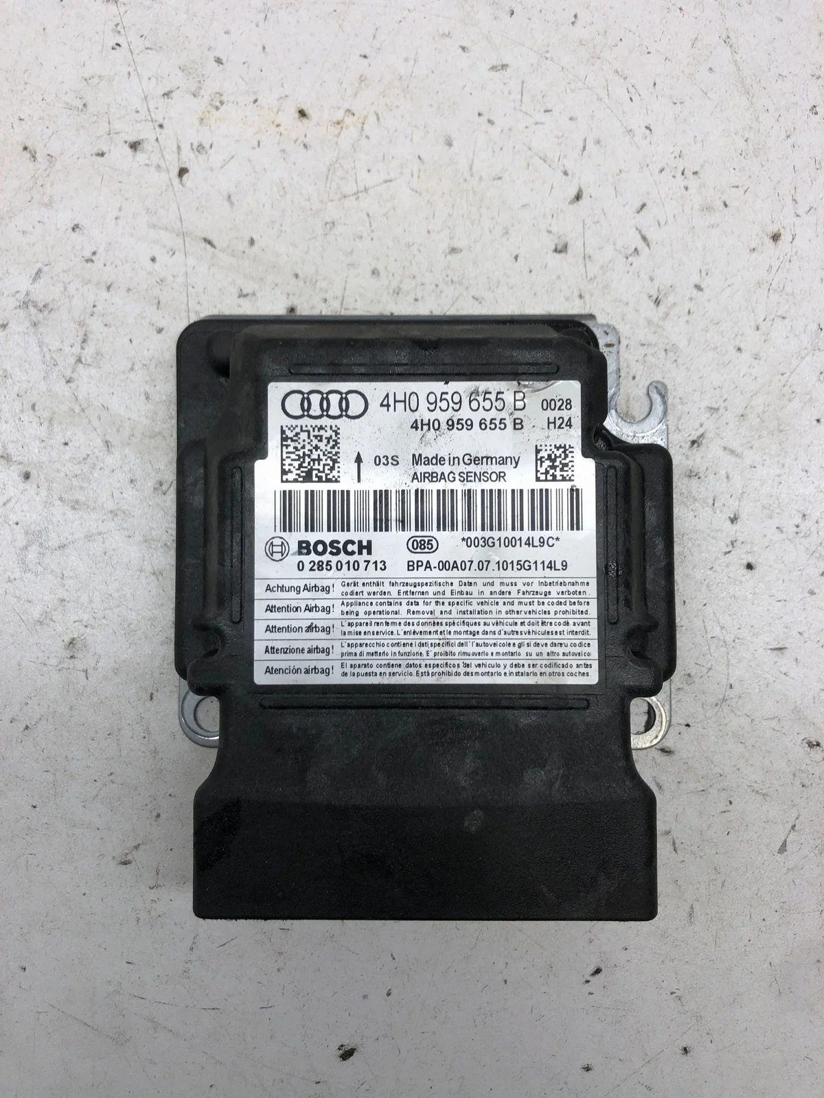 Centralina Airbag Audi A8 S8 D4 4H 2013