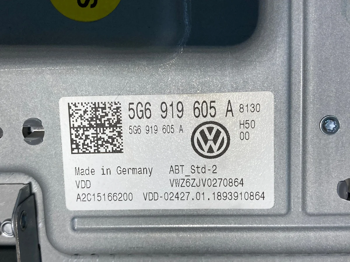 Display Radio VW Golf VII 5G6919605A gebraucht image 6