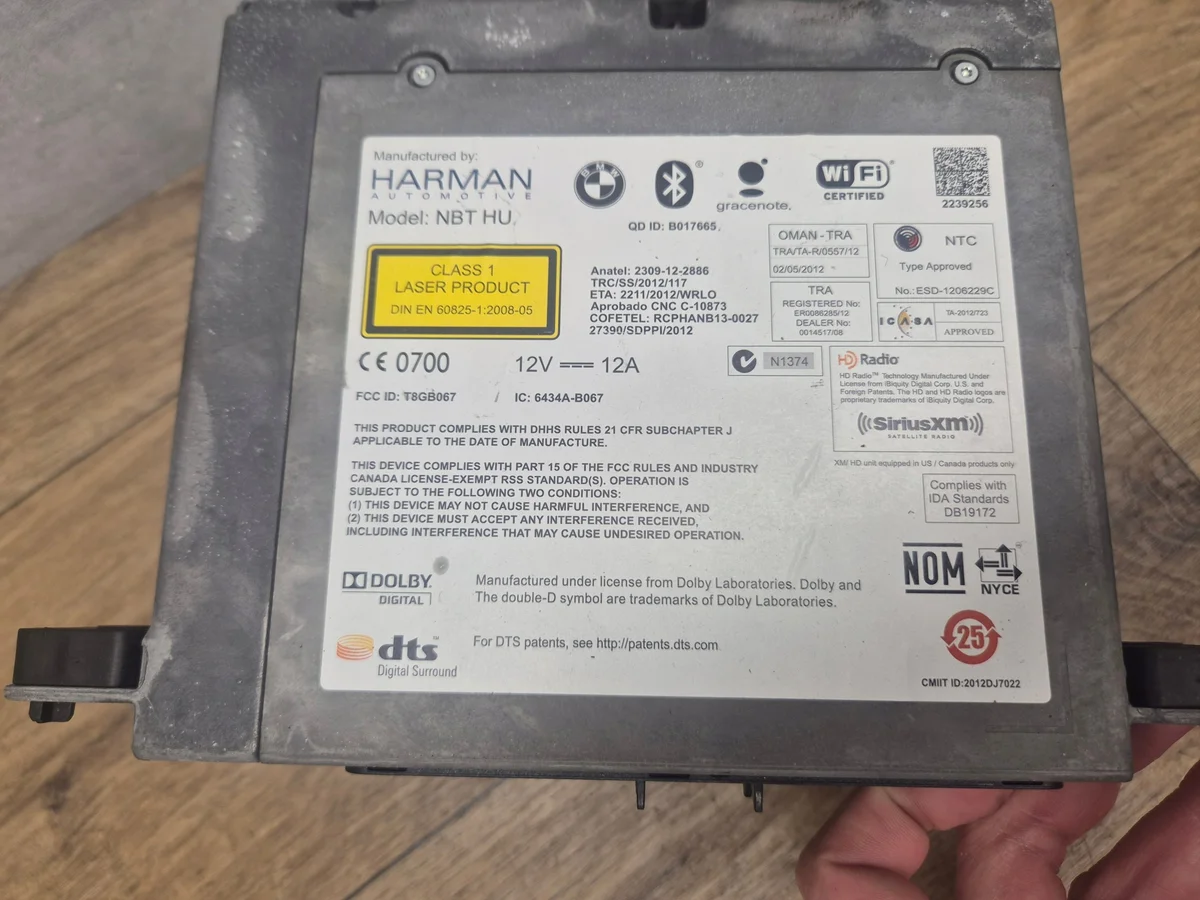 BMW NBT HU Radio Navigation Einheit 9347822 image 3