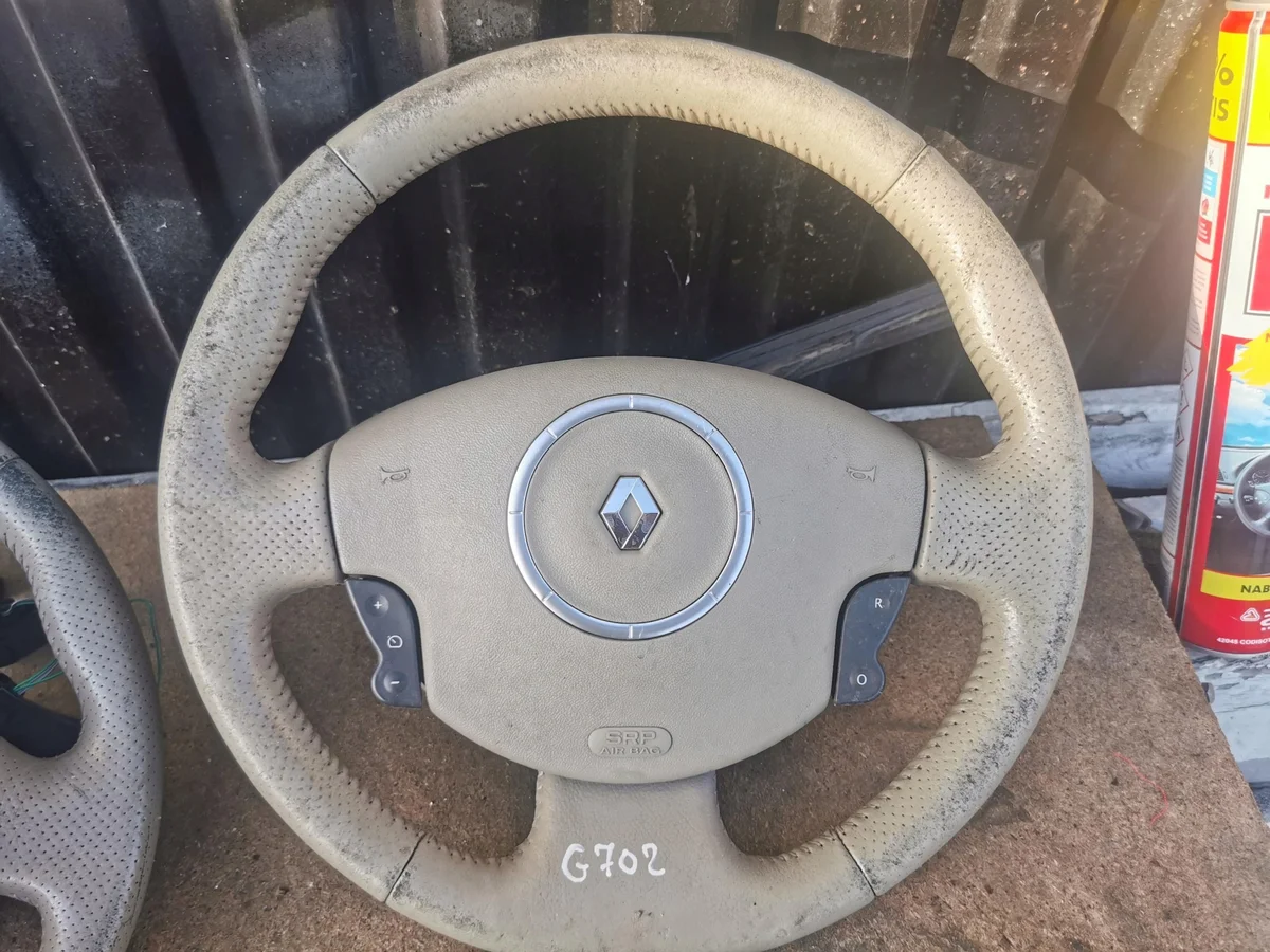 Volante Renault Scenic II Megane II Cuero Airbag