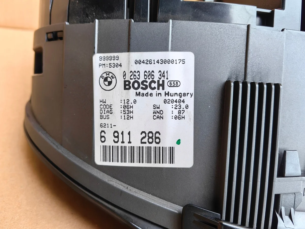 Tacho BMW E46 M43 N42 1.8 1.9 MAN NL image 3