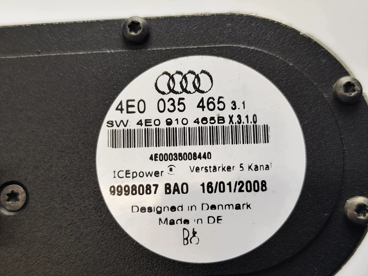 Audi A8 S8 D3 Amplificador Audio B&O image 8