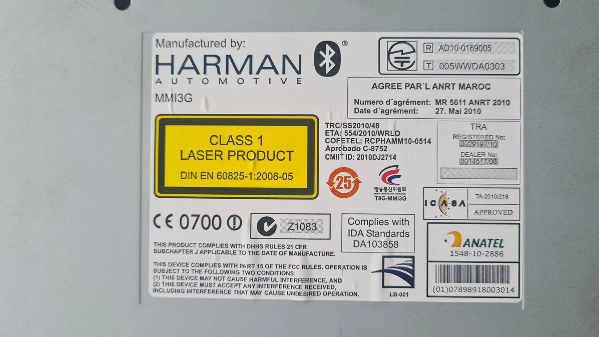 Audi A4 A5 Q5 MMI Navigatie 8R1035652A image 7