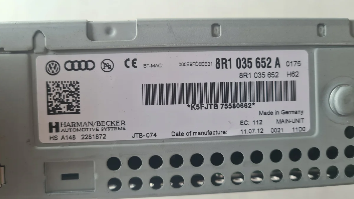 Audi A4 A5 Q5 MMI Navigatie 8R1035652A image 10