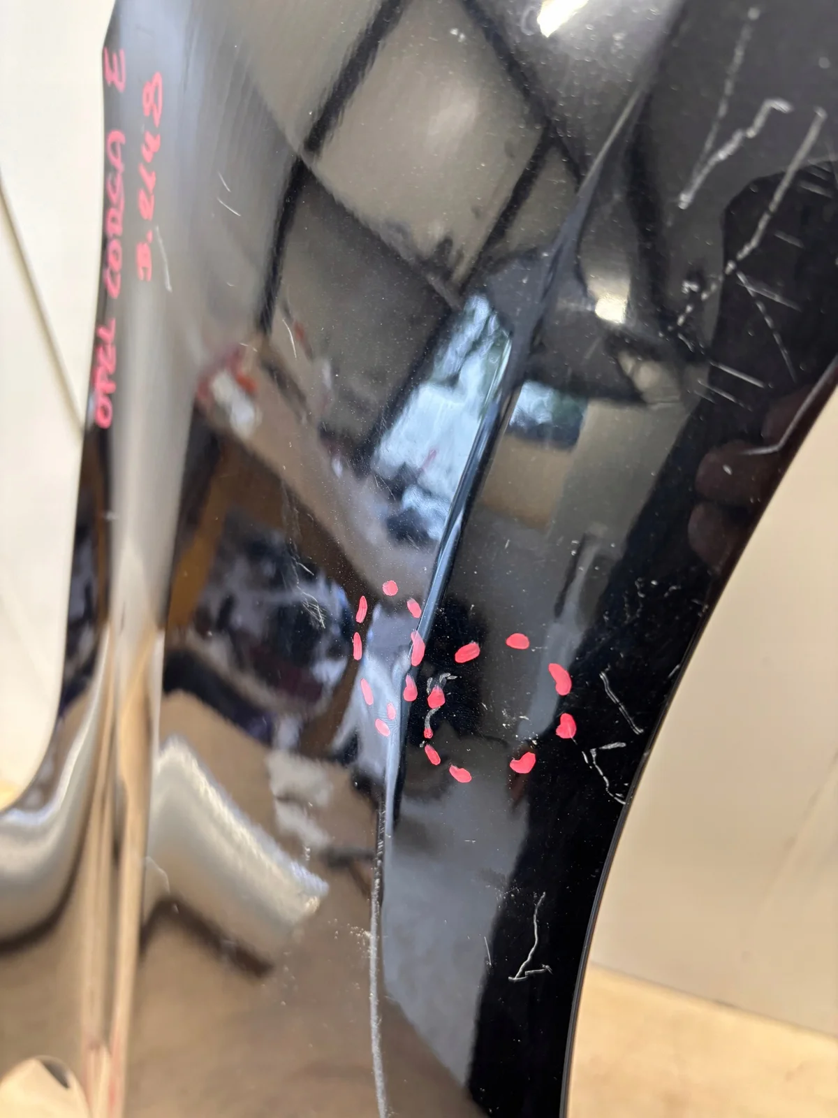 Voorste rechter spatbord Opel Corsa E gebruikt image 4