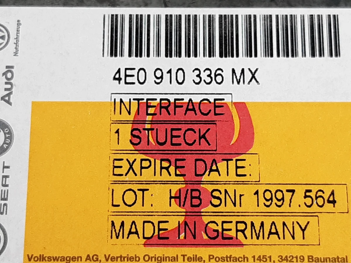 Audi A8 D3 A6 C6 Bluetooth Modul 4E0862335 image 3