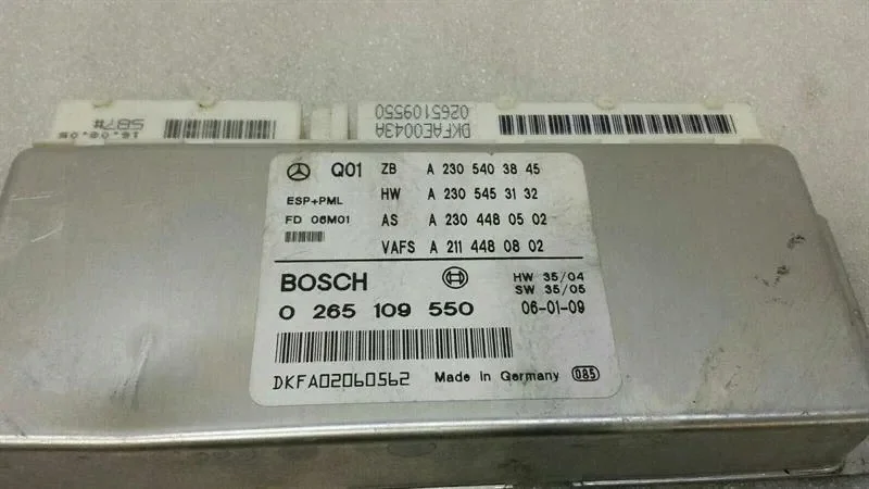 Modulo ABS Mercedes SL R230 A2305403845 image 3