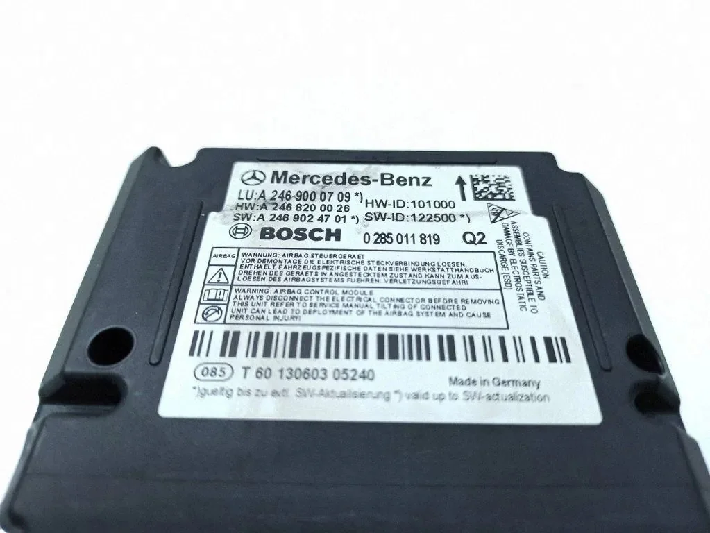 Sterownik Airbag Mercedes B W246 A2469000709 image 7